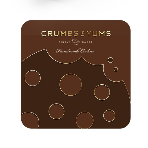 Design crums and yums cookie tin por Krasi Miletieva