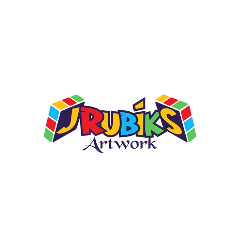 Puzzle together a Rubiks Cube Art business design! Design by Da Vinci Kabs