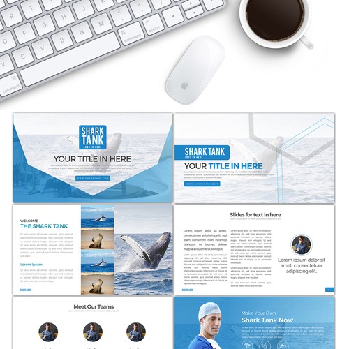 Enter The Shark Tank Powerpoint Template Contest! PowerPoint template