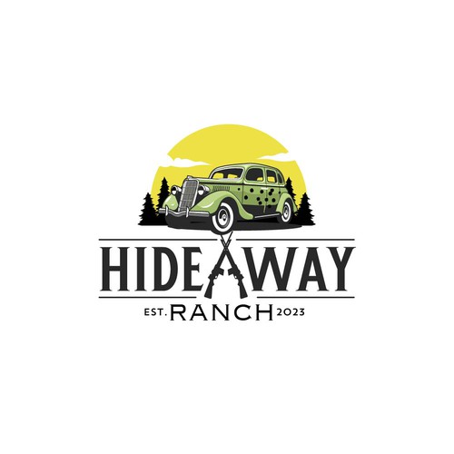 Bonnie and Clyde* Hideaway Ranch Logo/Brand design! Design by bondeng17