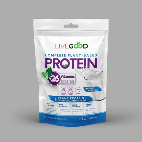 ***GUARANTEED PRIZE*** - LABEL DESIGN for Protein Powder -*****NEW***** Design by JamPasir