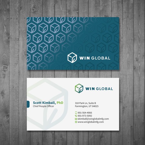 WIN Global Business Card Design Design by Tcmenk