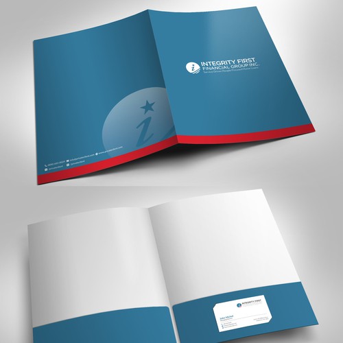 presentation folder 99designs