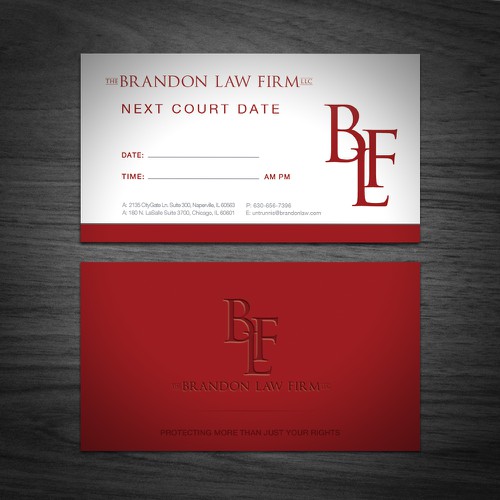 Create the next stationery for The Brandon Law Firm LLC  Réalisé par Mili_Mi