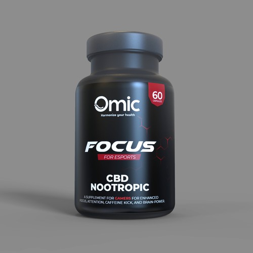 Video Gamer Supplement Label Design Design by designzen3d