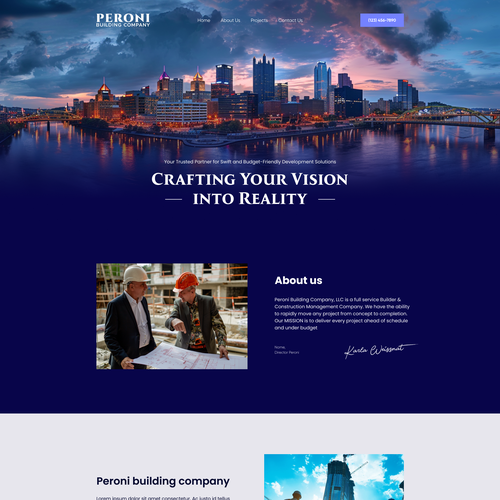 PBC website Design by appleby