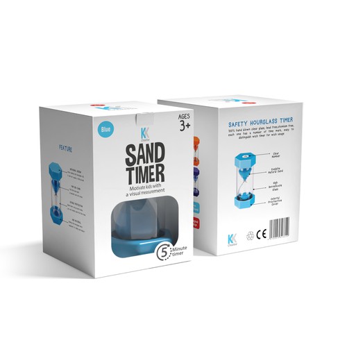 Product packaging for Sand-Timer Design by syakuro