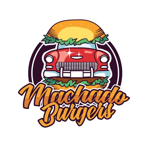 Old school burger joint with new new school branding. Design by Safflower YES