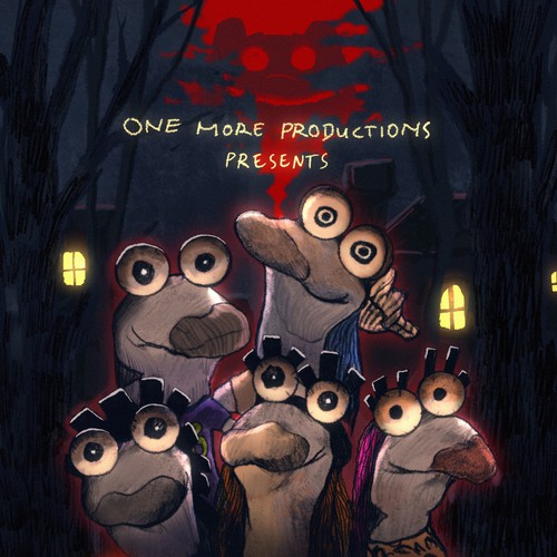 !!!DESIGN A SOCK-PUPPET HORROR/COMEDY MOVIE POSTER!!! Design by Ardhidesign