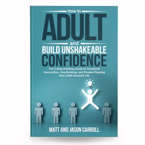 Design a 🔥 book cover for a book about adulting Design by anisha umělec