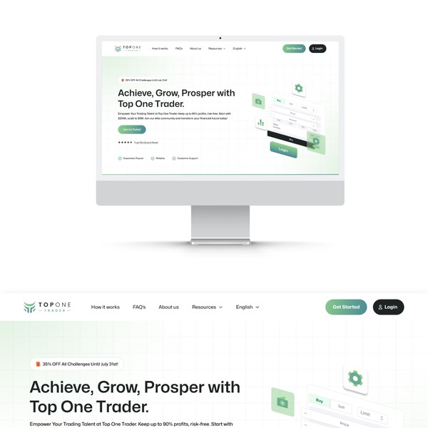 Trading Website design