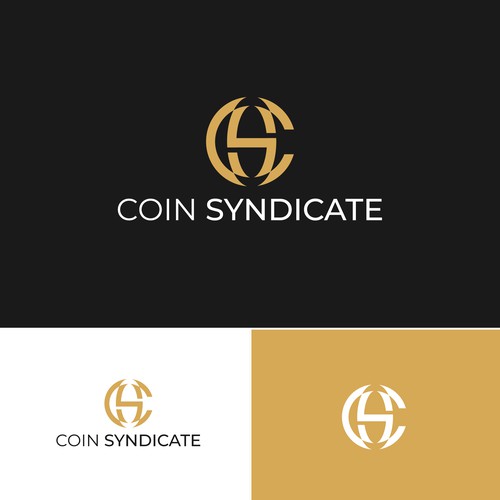 Logo for Coin Syndicate Influencer Agency Design by Ideaplane Studio