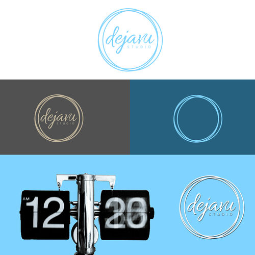 Elegant logo for web development studio. Design by GraphicsDefine