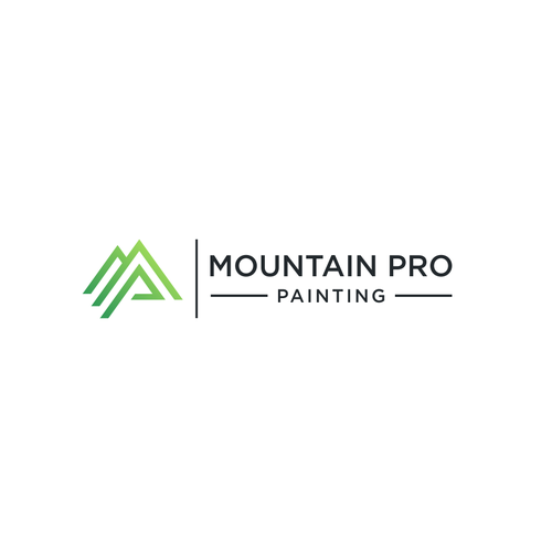 High-end, tech-focused Colorado painting company brand package Design by adam.h™