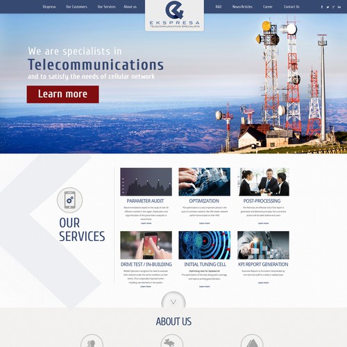 Parallax Website Design Wanted for Ekspresa Diseño de DezignLAB