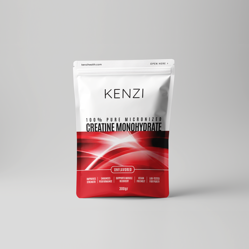 Designs | New Packaging Design for Kenzi Health's Creatine Monohydrate ...