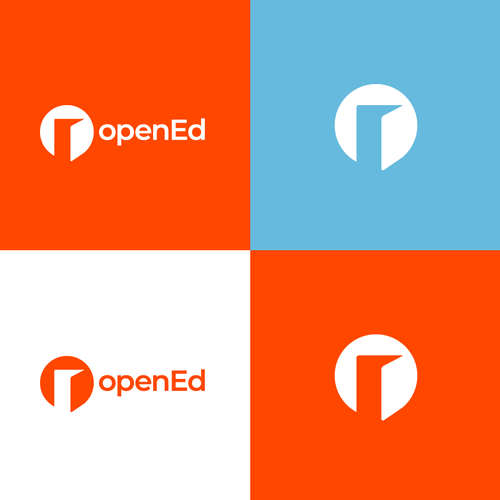 Design a timeless logo for the future of education. The world has changed. The future is open. Design by LOGStudio