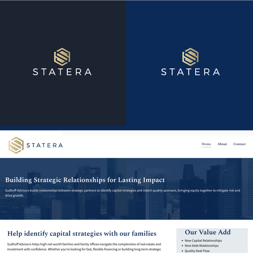 Luxurious, Minimal, Modern Logo Design for a High-End Advisory Firm Design by memindlogo
