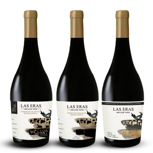 ORGANIC EXCLUSIVE WINE LABEL DESIGN - BODEGA CERRON Design by LanaD.