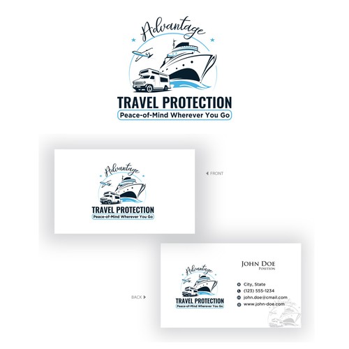 Logo and Biz Cards for Travel Company Design by monalishas