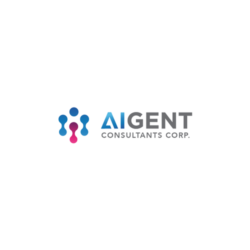 AI Agent Company: Appealing to small to medium sized businesses. Design by atmeka