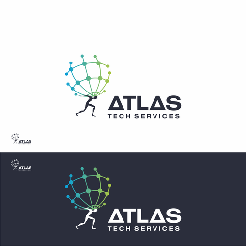 Guaranteed-  Create a logo and branding concept for Atlas Tech Services Design by Ok Lis