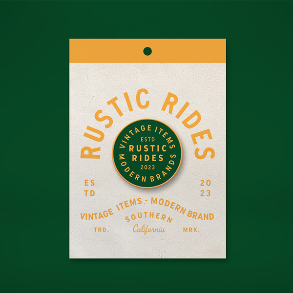 Design by Skilline titled "Rustic Rides - Branding"