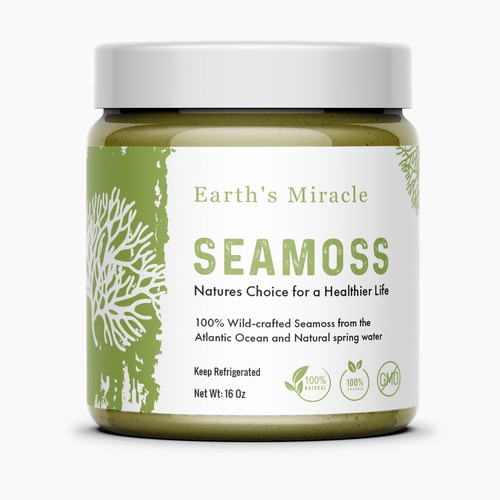 Design a Label for our Sea Moss Gel Product Design by Artist@Joy