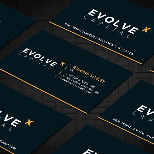 Design a Powerful Business Card to Bring EvolveX Capital to Life! Diseño de RENEXIT
