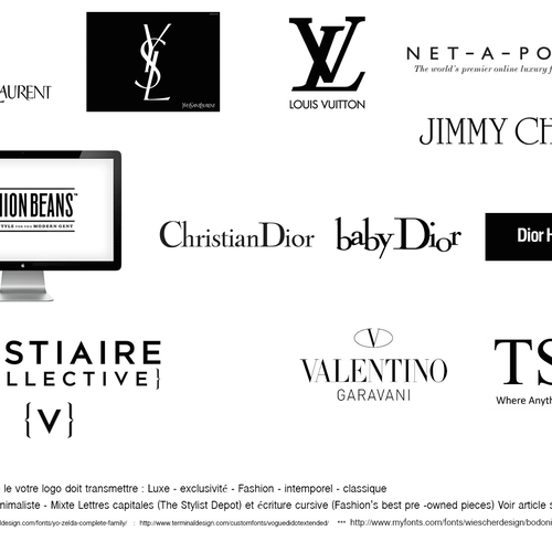 Fashion luxury website brand's identity, Logo & brand identity pack  contest