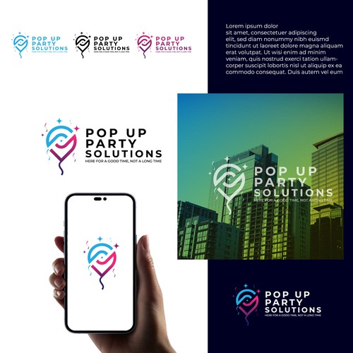 FULL CREATIVE FREEDOM- New Logo for Mobile Pop Up Party Business Design by eRsiti_Art