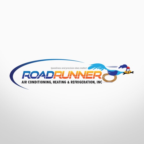 logo for Roadrunner Air Conditioning, Heating & Refrigeration, Inc. Design by Idéacraft