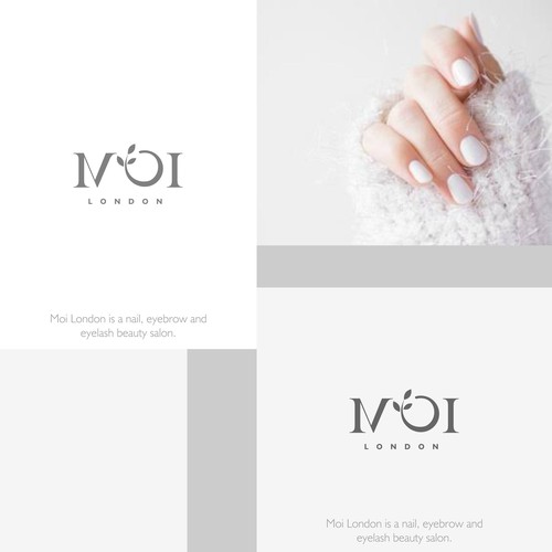 コンペ「Moi London needs an innovative and elegant logo」のデザイン by Yatama.kunさん 