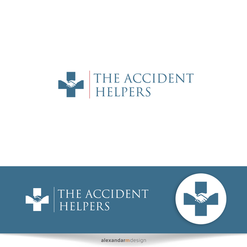The Accident Helpers Logo Design by alexandarm