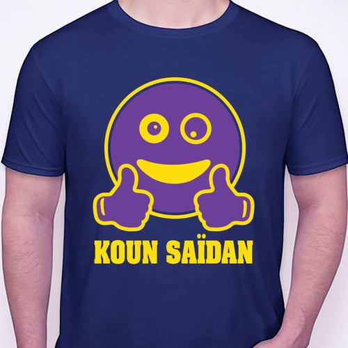 Cr er un  design  de T  shirt  pour  la marque Koun Sa dan 