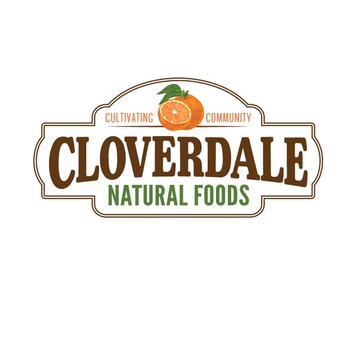 Natural grocery store Logo Design by MonicaDesigns