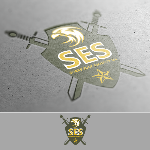 Create a military style unit logo for Sharp Edge Security, LLC Design by SasoDigital