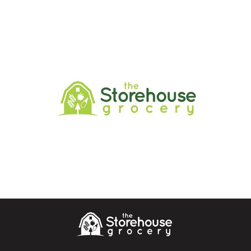 the Storehouse Grocery logo Design by Yulia Hudson