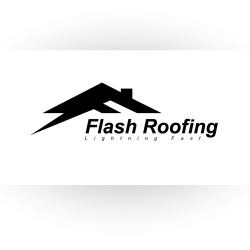 Compete to create a logo for Flash Roofing! Design by Rexboi