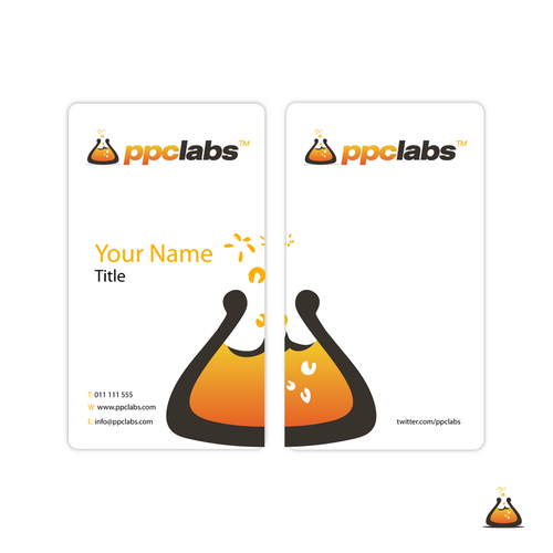 Business Card Design for Digital Media Web App Diseño de LeyaDesign