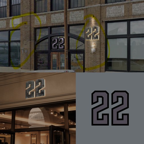 The 22 Logo Ontwerp door Levro