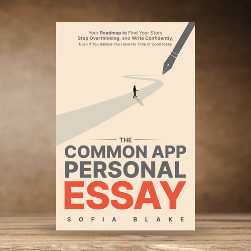 Sharp, fun, upbeat design for a book cover on writing for college applicants Design by praveen007
