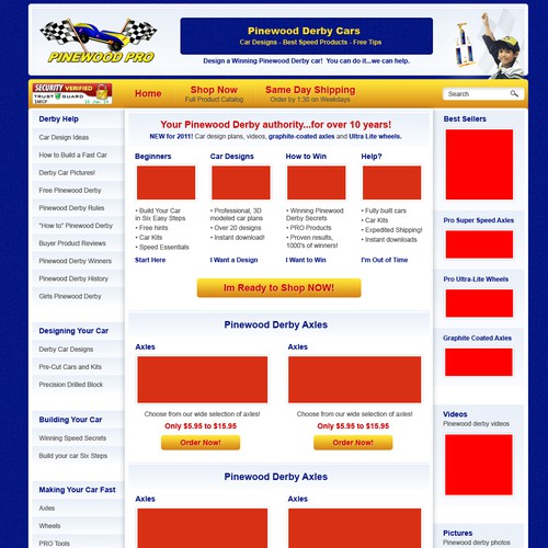 New website design for pinewood pro | Web page design contest | 99designs