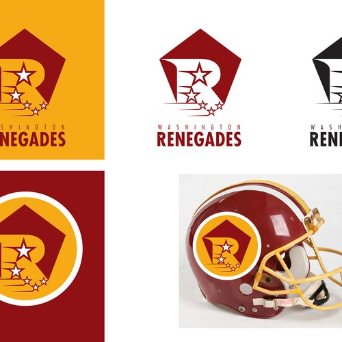 Community Contest: Rebrand the Washington Redskins  デザイン by Inkquartz