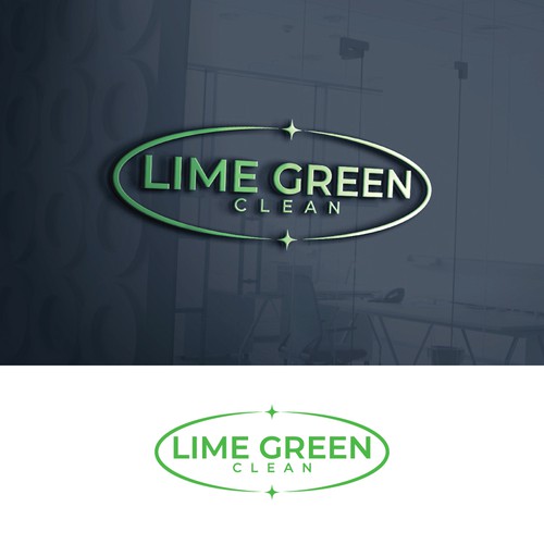Lime Green Clean Logo and Branding Design von Monk Brand Design