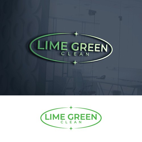 Lime Green Clean Logo and Branding Design by THE DESIGNSTER