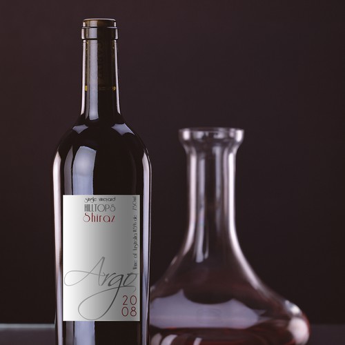 Sophisticated new wine label for premium brand Design by mihaidorcu