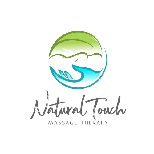 New massage therapy business Design by Grey Crow Designs