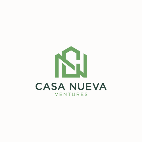 Real estate investing logo symbolizing growth Design by vecrow
