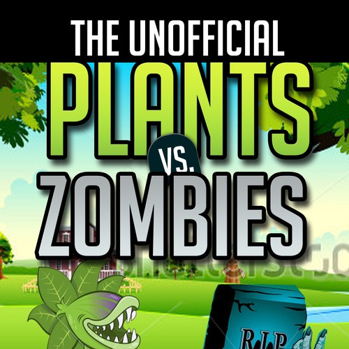 Kindle ebook Cover: Plants vs Zombies Strategy Guide Book Diseño de DezignManiac